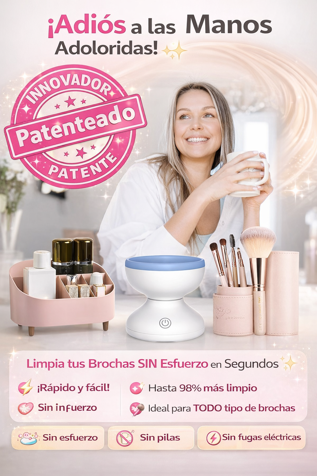 Limpiador de brochas rapido y facil